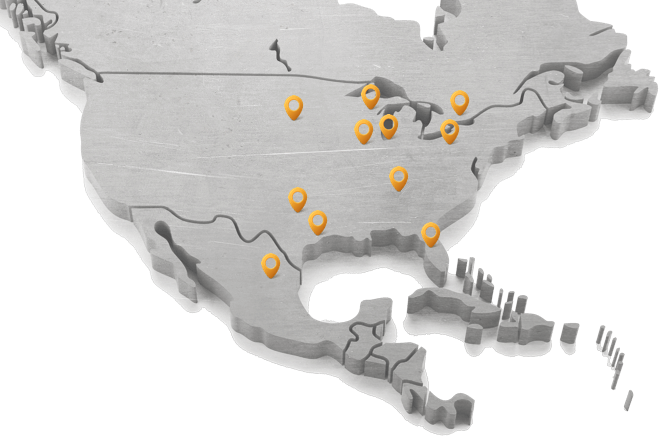 steel plate supplier distribution centers map